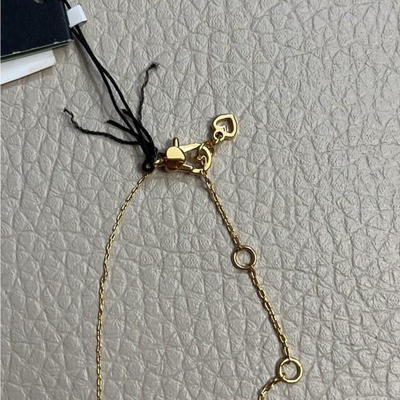 NWT - Kate Spade Mini Crystal Precious Pansy Pendant Necklace - 16”+ 3” Long - Picture 7 of 8